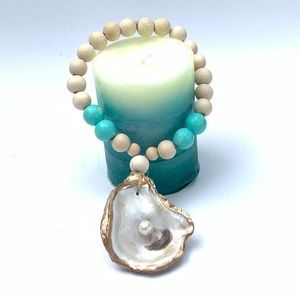 Petite Oyster Shell blessing beads